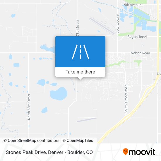 Stones Peak Drive map