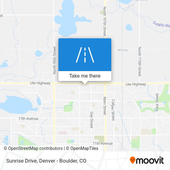 Sunrise Drive map