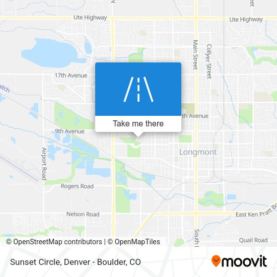 Sunset Circle map