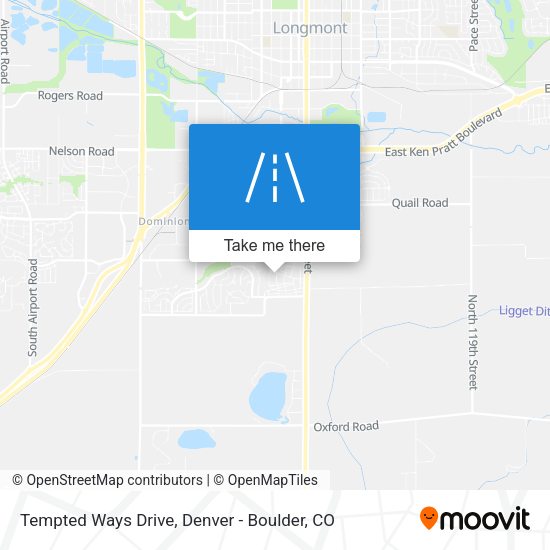 Tempted Ways Drive map