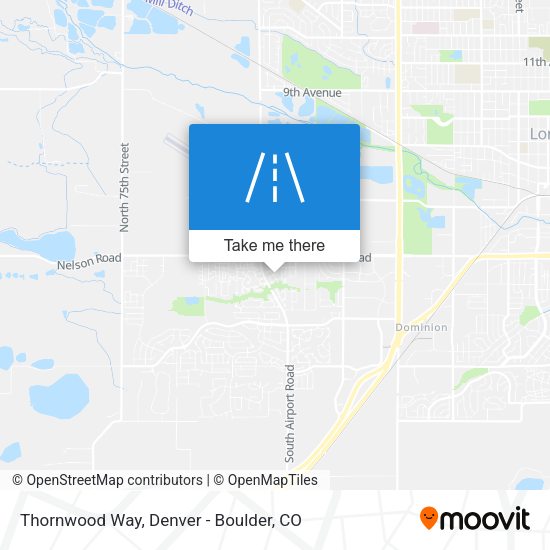 Thornwood Way map