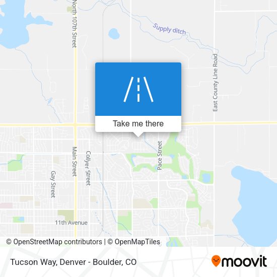 Mapa de Tucson Way