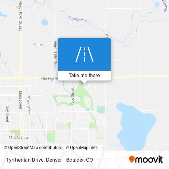 Tyrrhenian Drive map