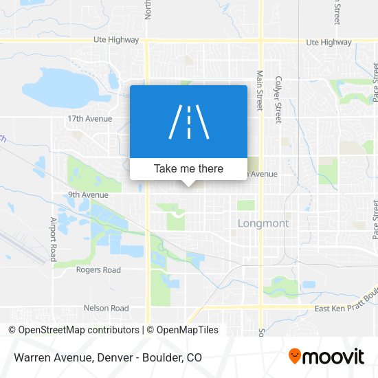 Warren Avenue map