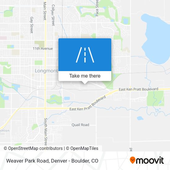 Weaver Park Road map