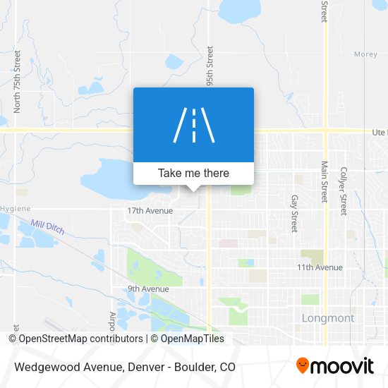 Wedgewood Avenue map