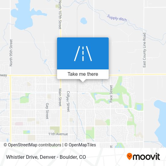 Whistler Drive map