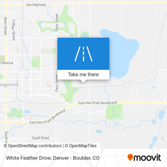 White Feather Drive map
