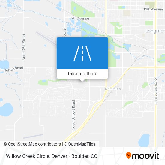 Willow Creek Circle map