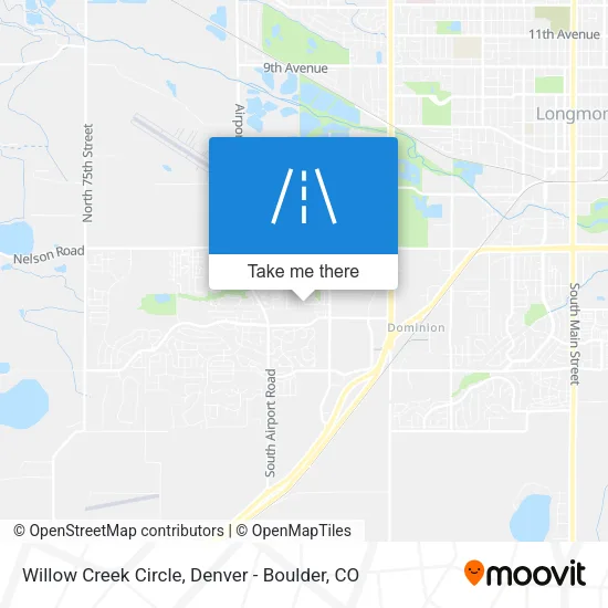 Willow Creek Circle map