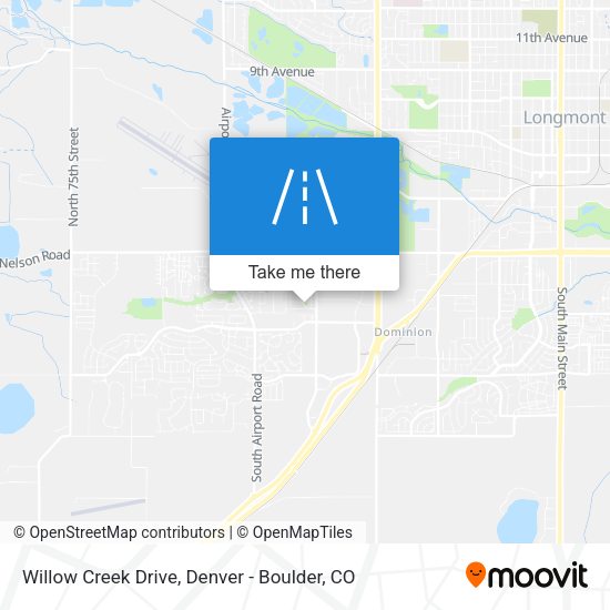 Mapa de Willow Creek Drive