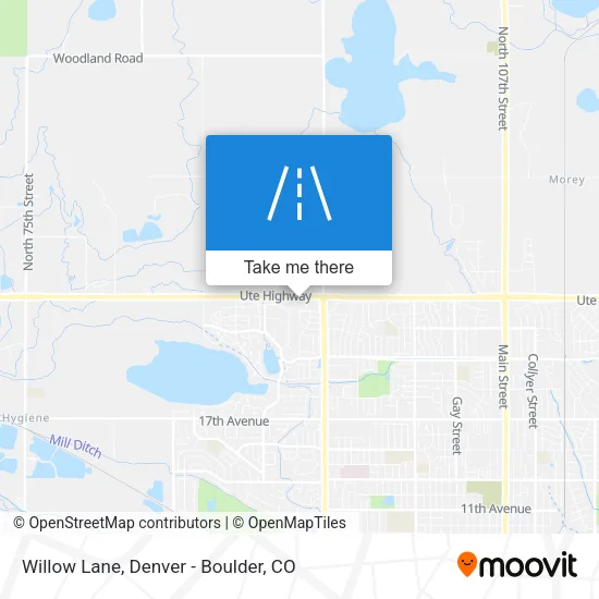 Willow Lane map