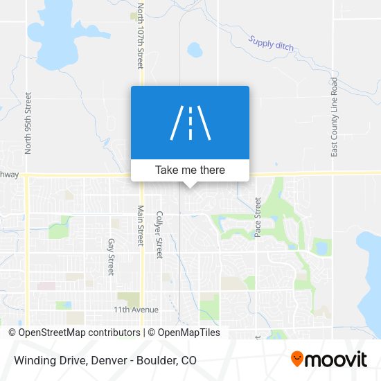 Mapa de Winding Drive
