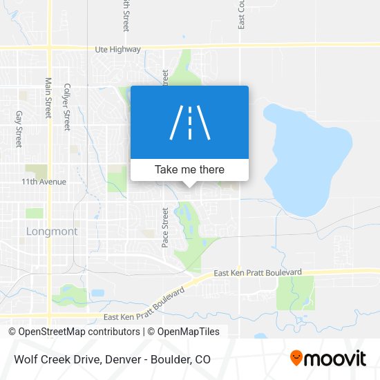 Wolf Creek Drive map