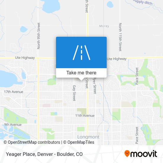 Mapa de Yeager Place