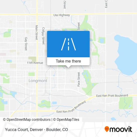 Yucca Court map