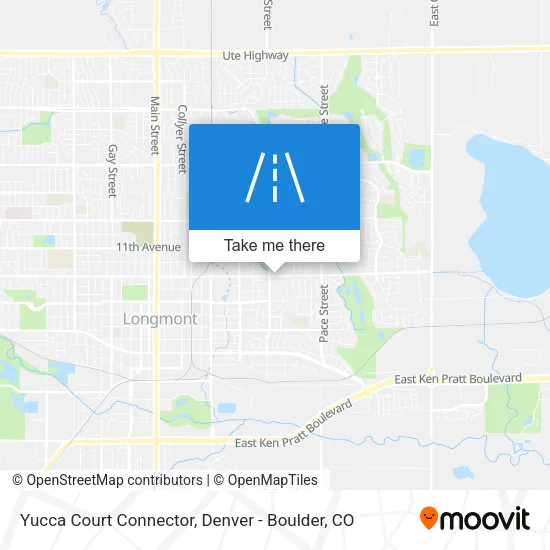 Yucca Court Connector map