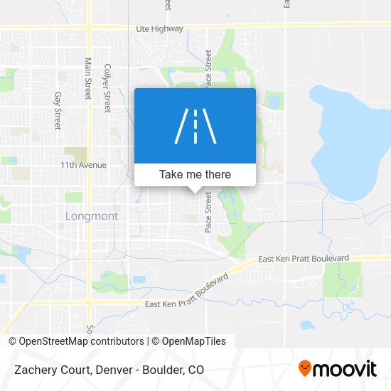 Zachery Court map