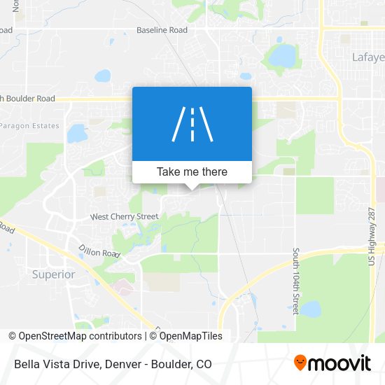 Mapa de Bella Vista Drive