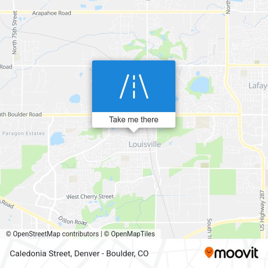 Mapa de Caledonia Street
