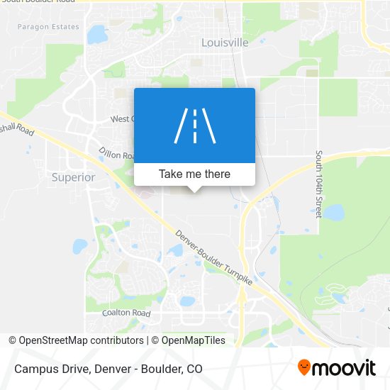 Mapa de Campus Drive