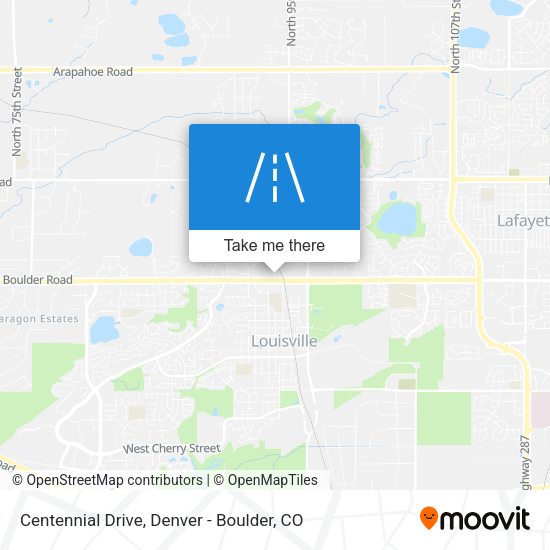 Centennial Drive map