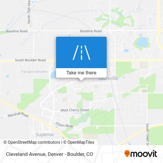 Cleveland Avenue map