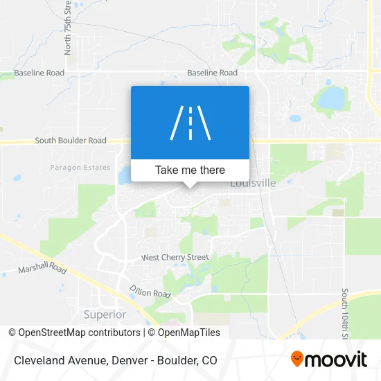 Cleveland Avenue map
