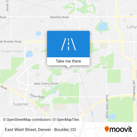 East West Street map