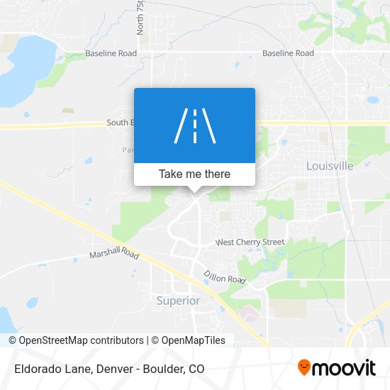 Eldorado Lane map