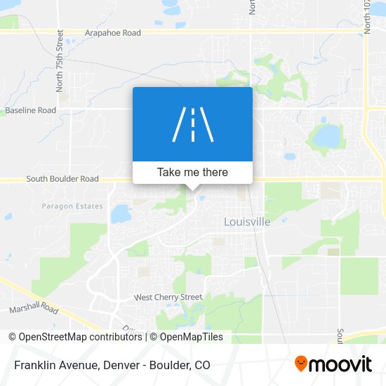 Franklin Avenue map