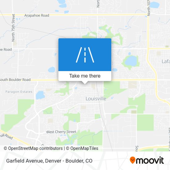 Mapa de Garfield Avenue