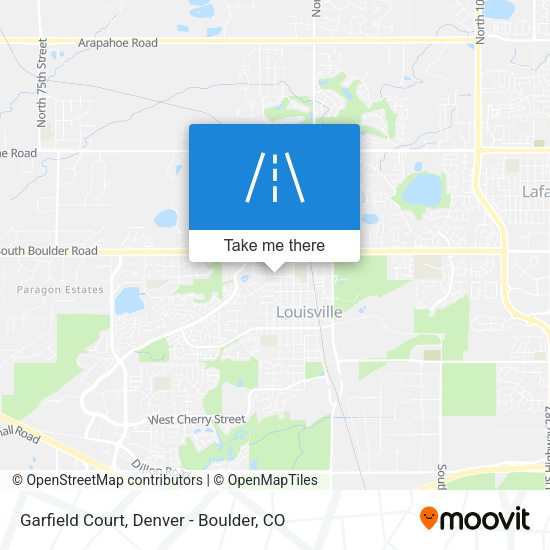 Garfield Court map