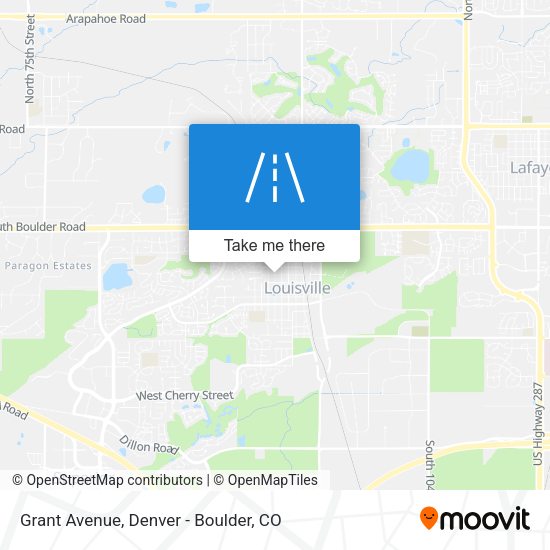 Mapa de Grant Avenue