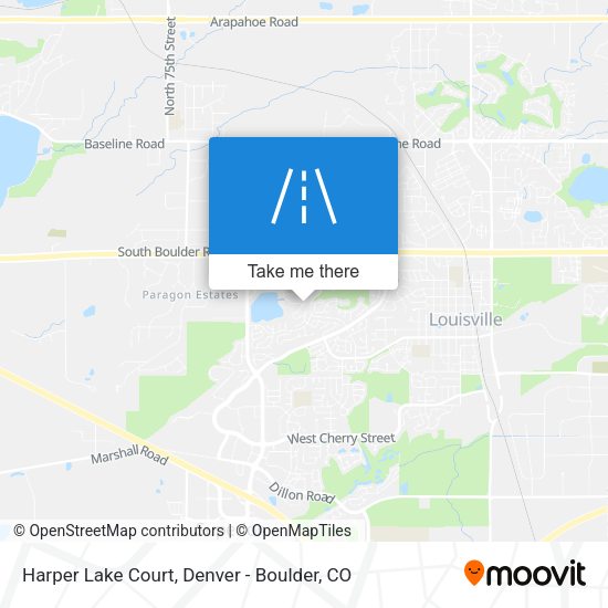 Mapa de Harper Lake Court