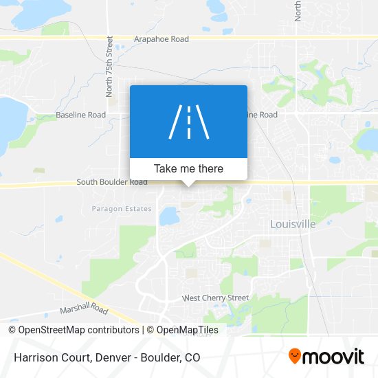 Harrison Court map