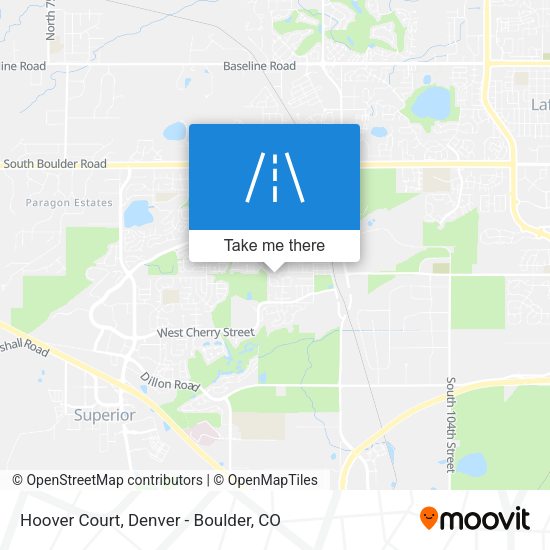 Mapa de Hoover Court
