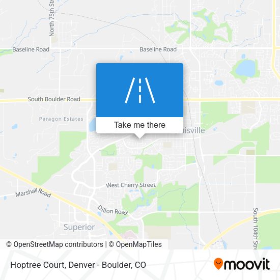 Hoptree Court map