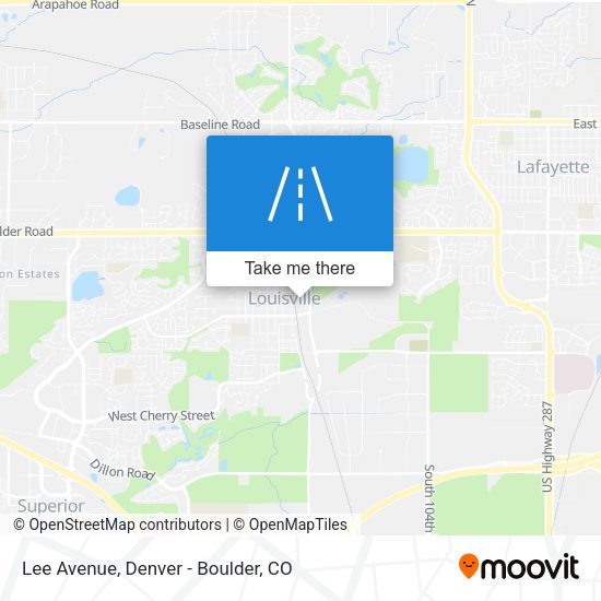 Mapa de Lee Avenue