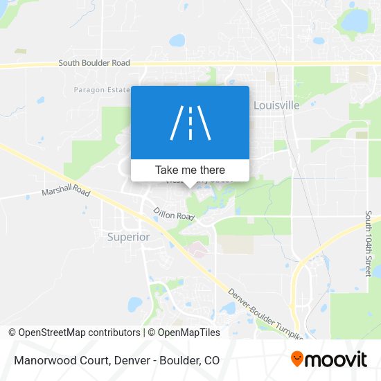 Mapa de Manorwood Court