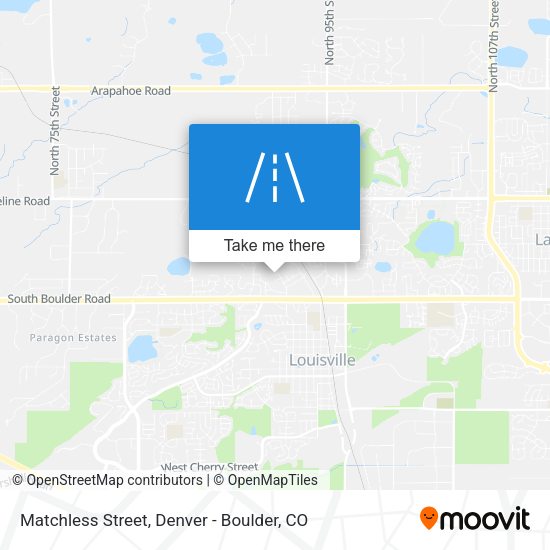 Matchless Street map