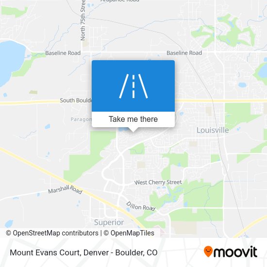 Mount Evans Court map