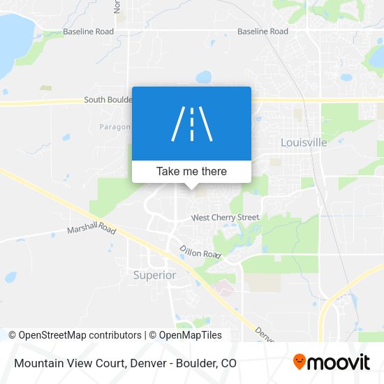 Mapa de Mountain View Court