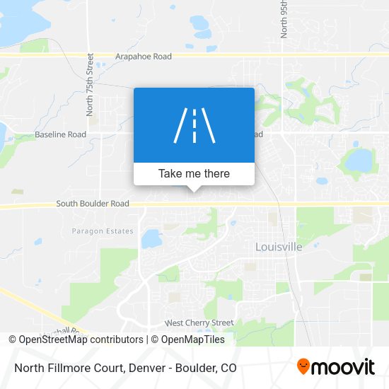 Mapa de North Fillmore Court