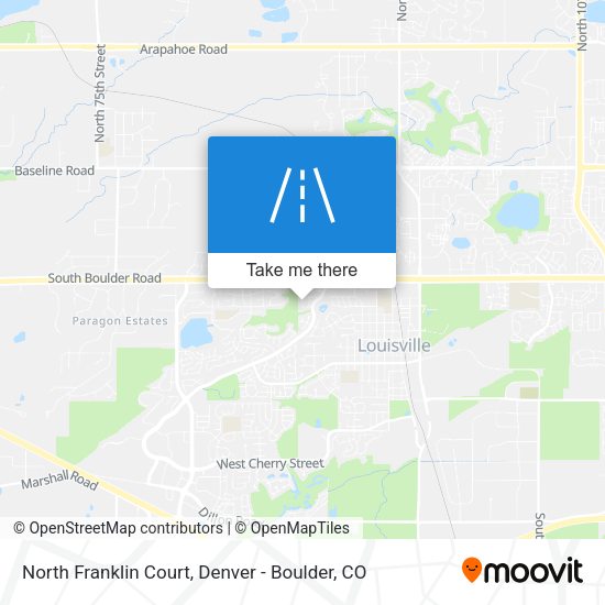 North Franklin Court map