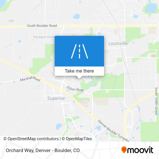 Mapa de Orchard Way