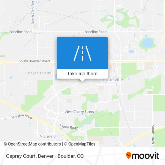 Osprey Court map