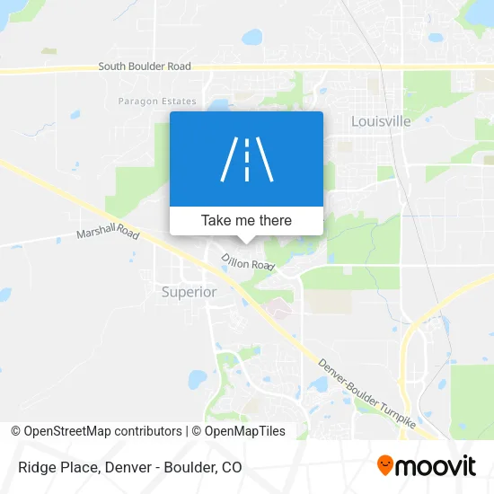 Ridge Place map
