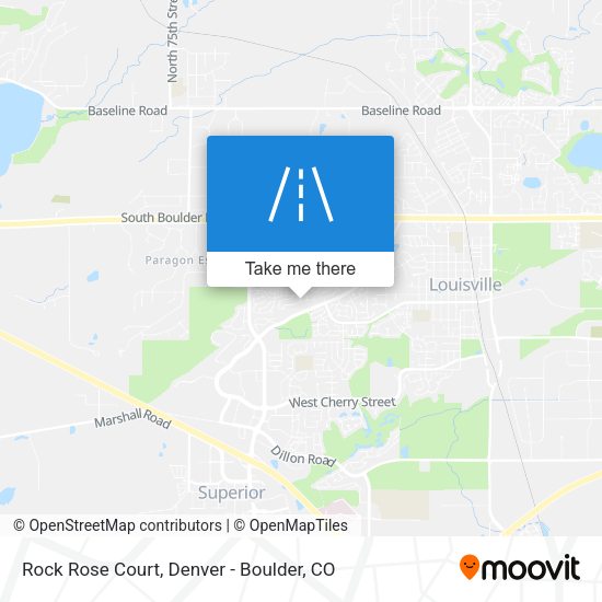 Rock Rose Court map