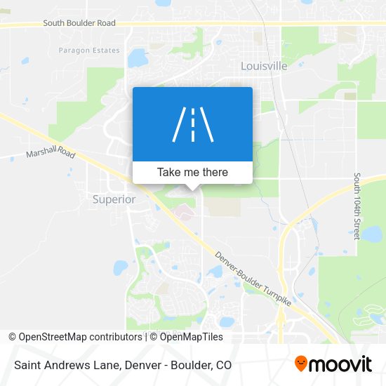 Saint Andrews Lane map